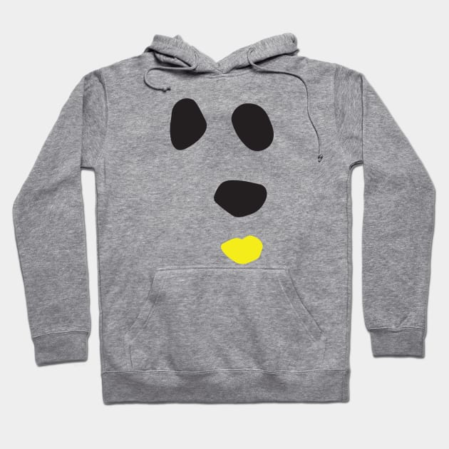 Polar Bear Lipstick yellow Hoodie by starlingm028